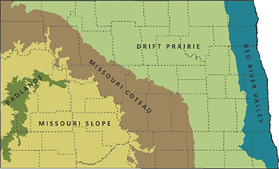 Associated georegion(s) map