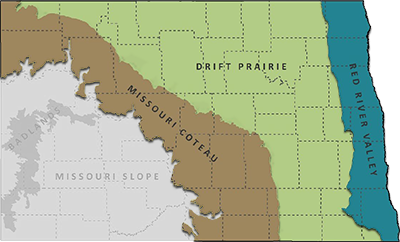 Georegion map