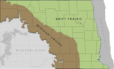 Associated georegion(s) map