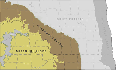 Associated georegion(s) map