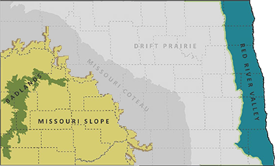 Associated georegion(s) map