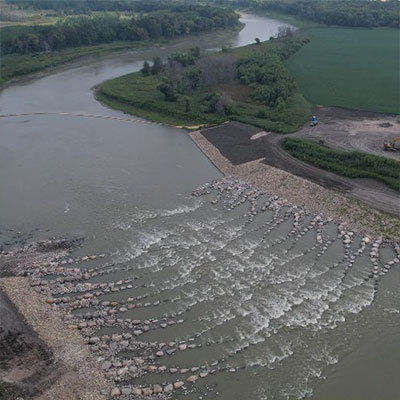 Red River at Drayton Dam