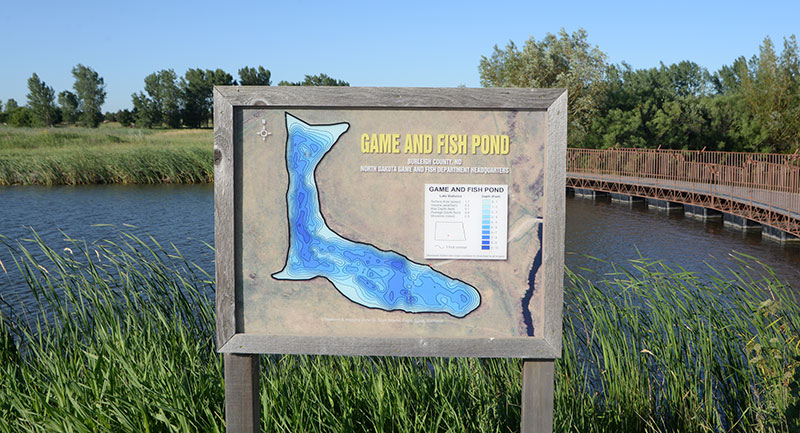 OWLS fishing pond sign