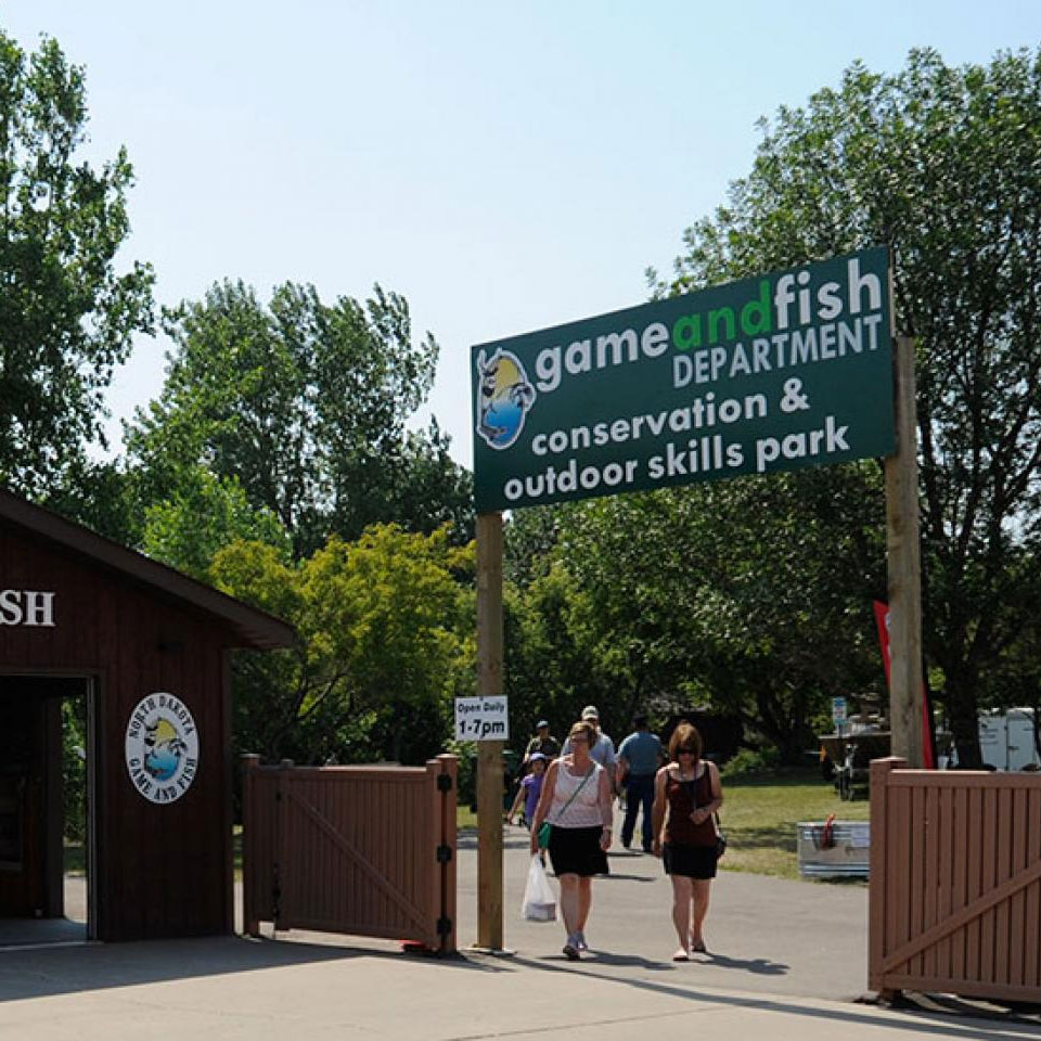 Entrance to park at fair grounds