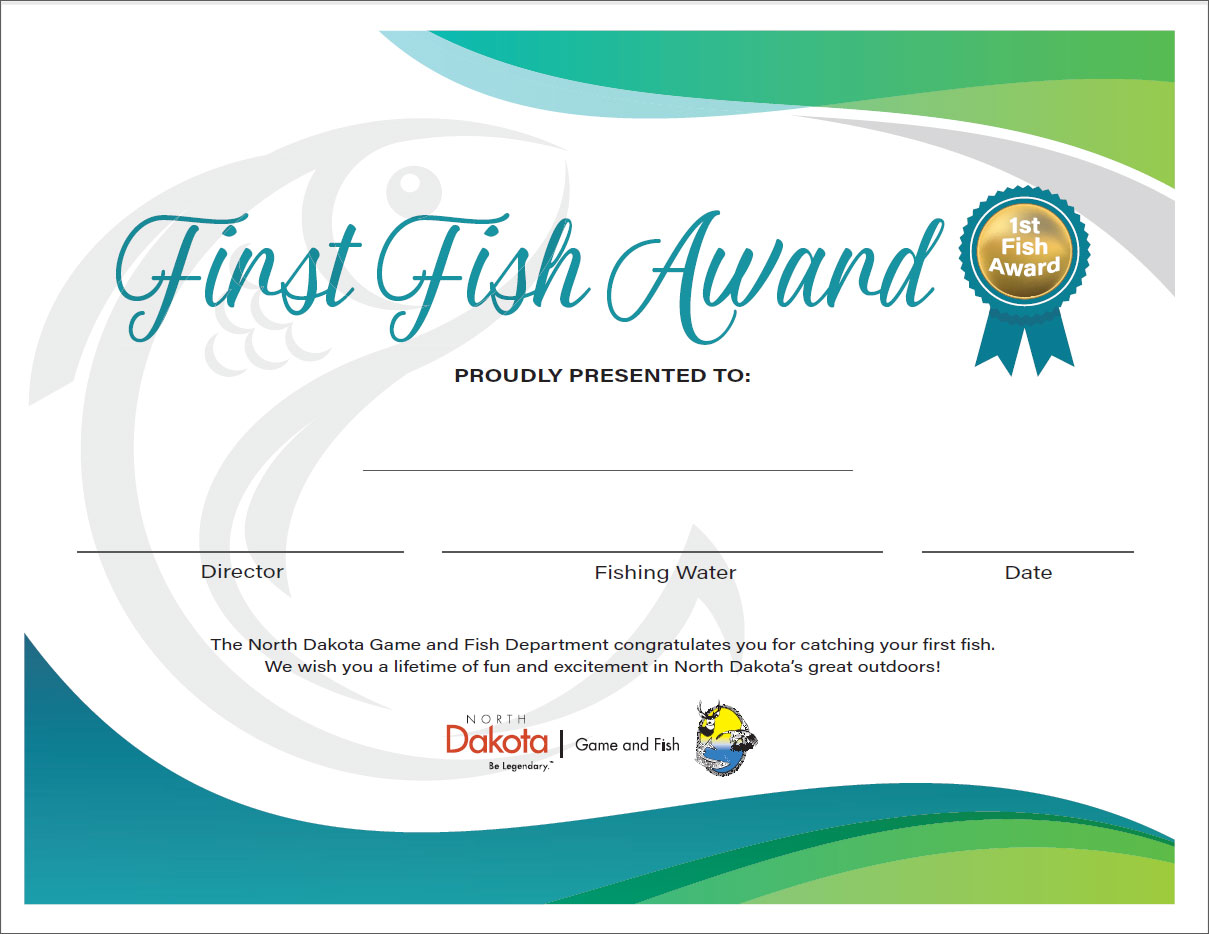 First Fish certificate
