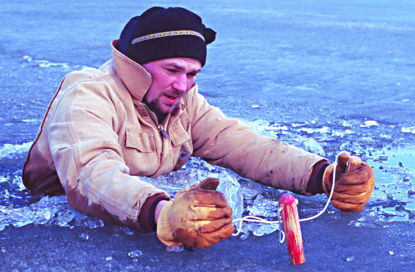 Fisherman falls through ice  The importance of ice safety