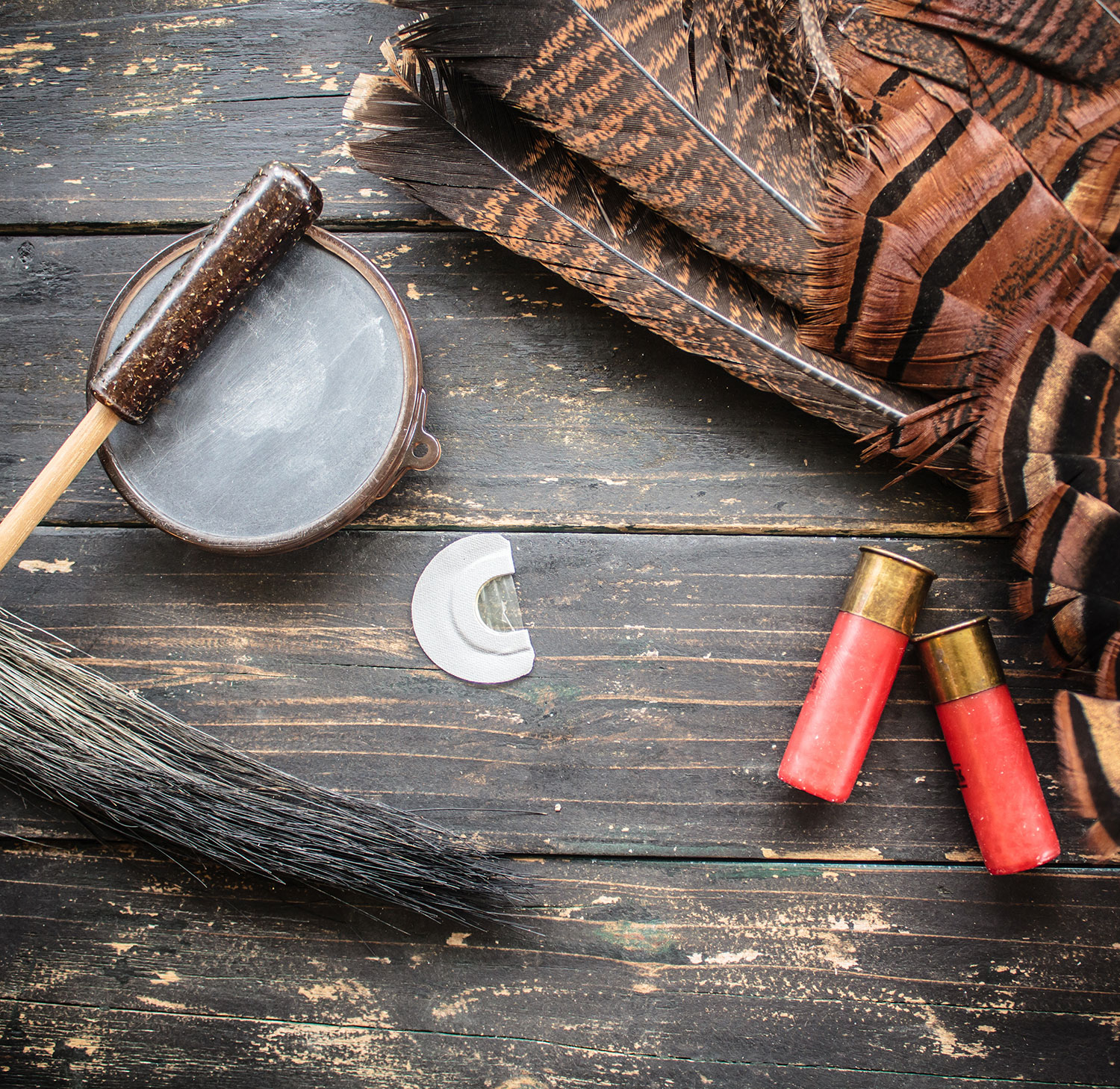 Some gear used by turkey hunters