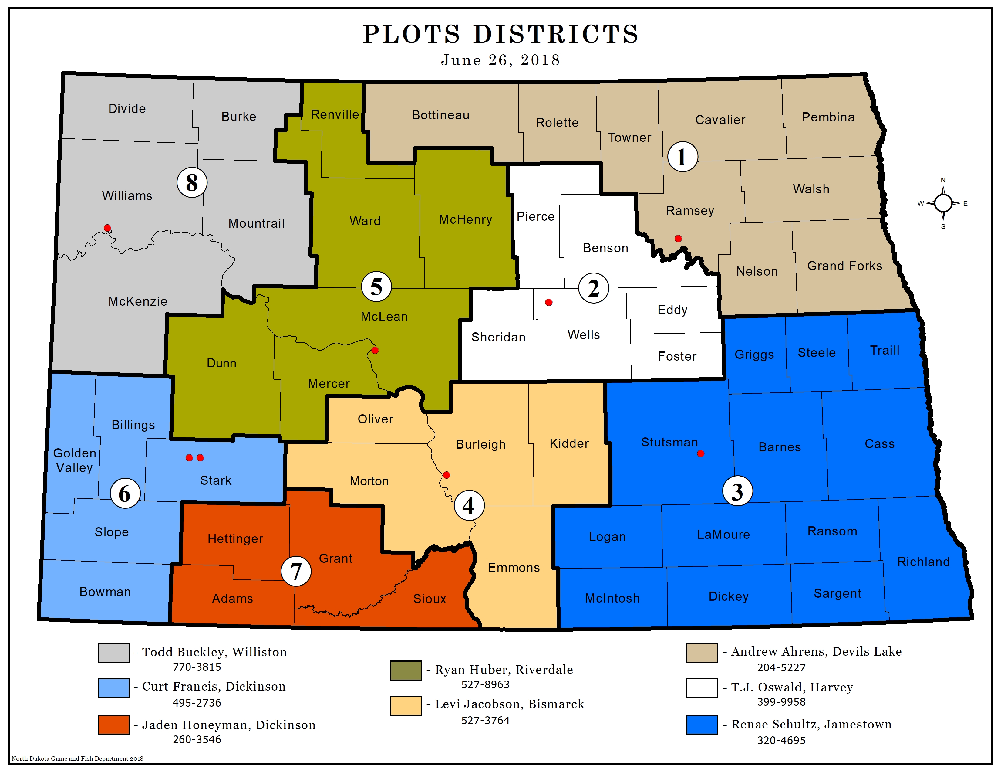 north dakota plots map Landowner Programs North Dakota Game And Fish north dakota plots map