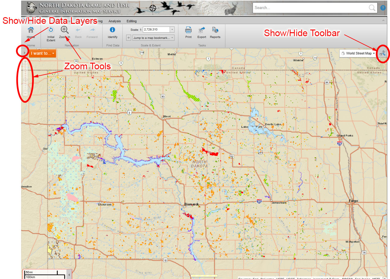 Plots Land North Dakota Maps