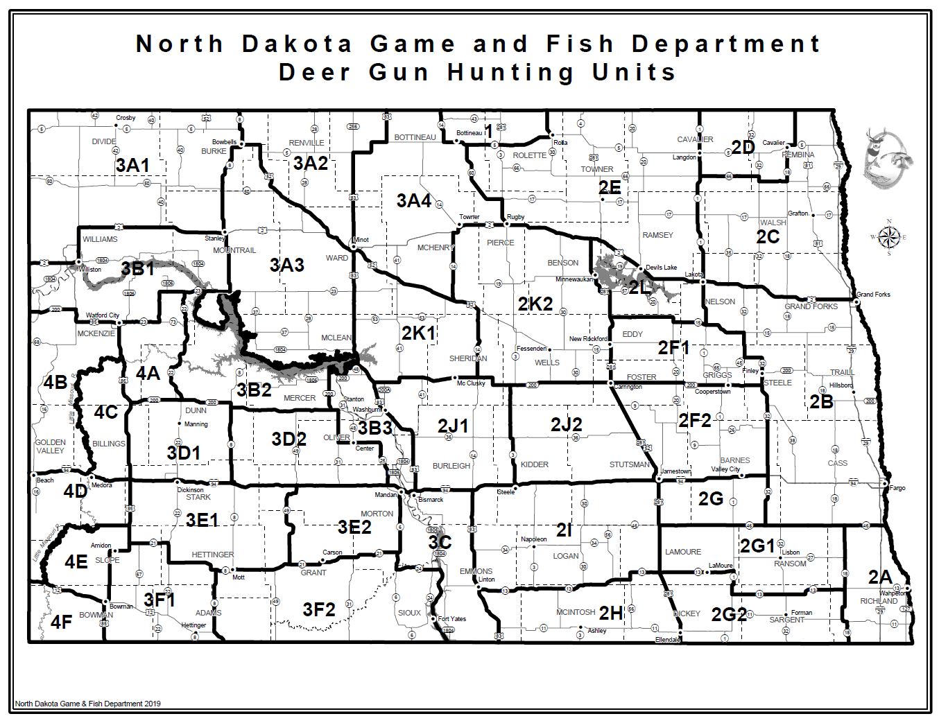 Deer hunting units map