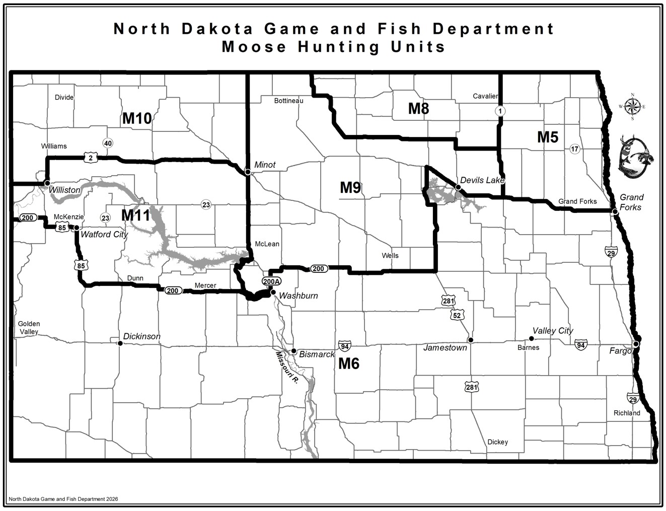 Moose Hunting North Dakota Game And Fish