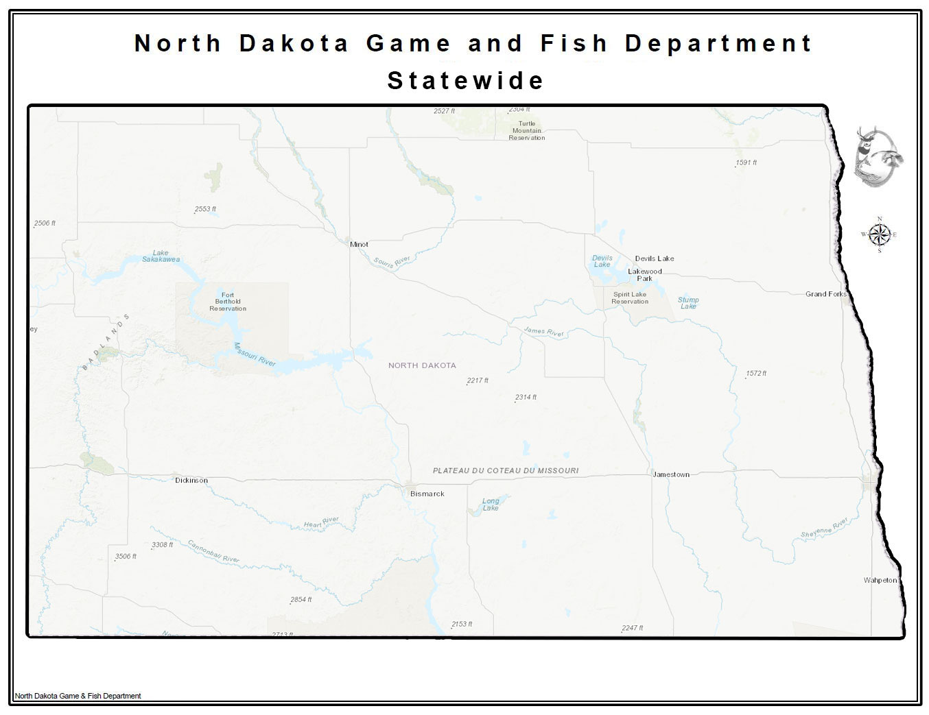 North Dakota Hunting Zones