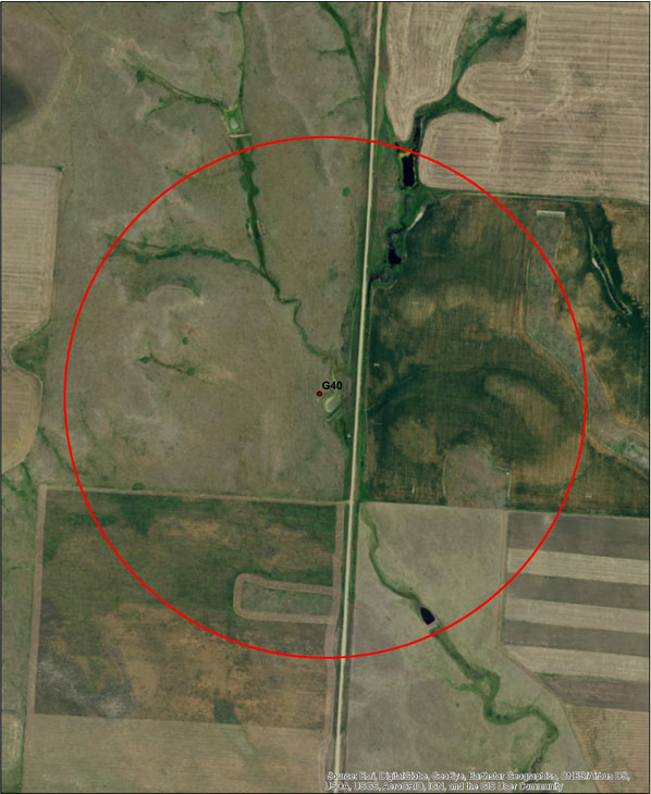 Aerial photo with fawn location and surrounding habitat (2)