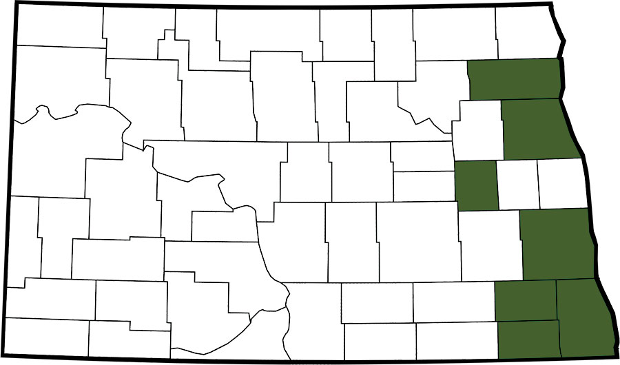 Map of counties where this program is available