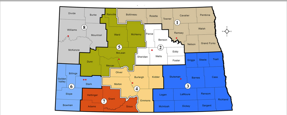 Screenshot of the PLI district map