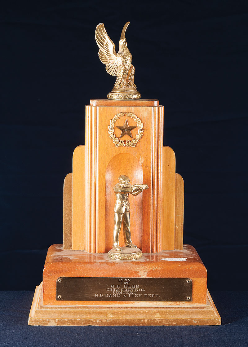 Crow contest trophy from 1947