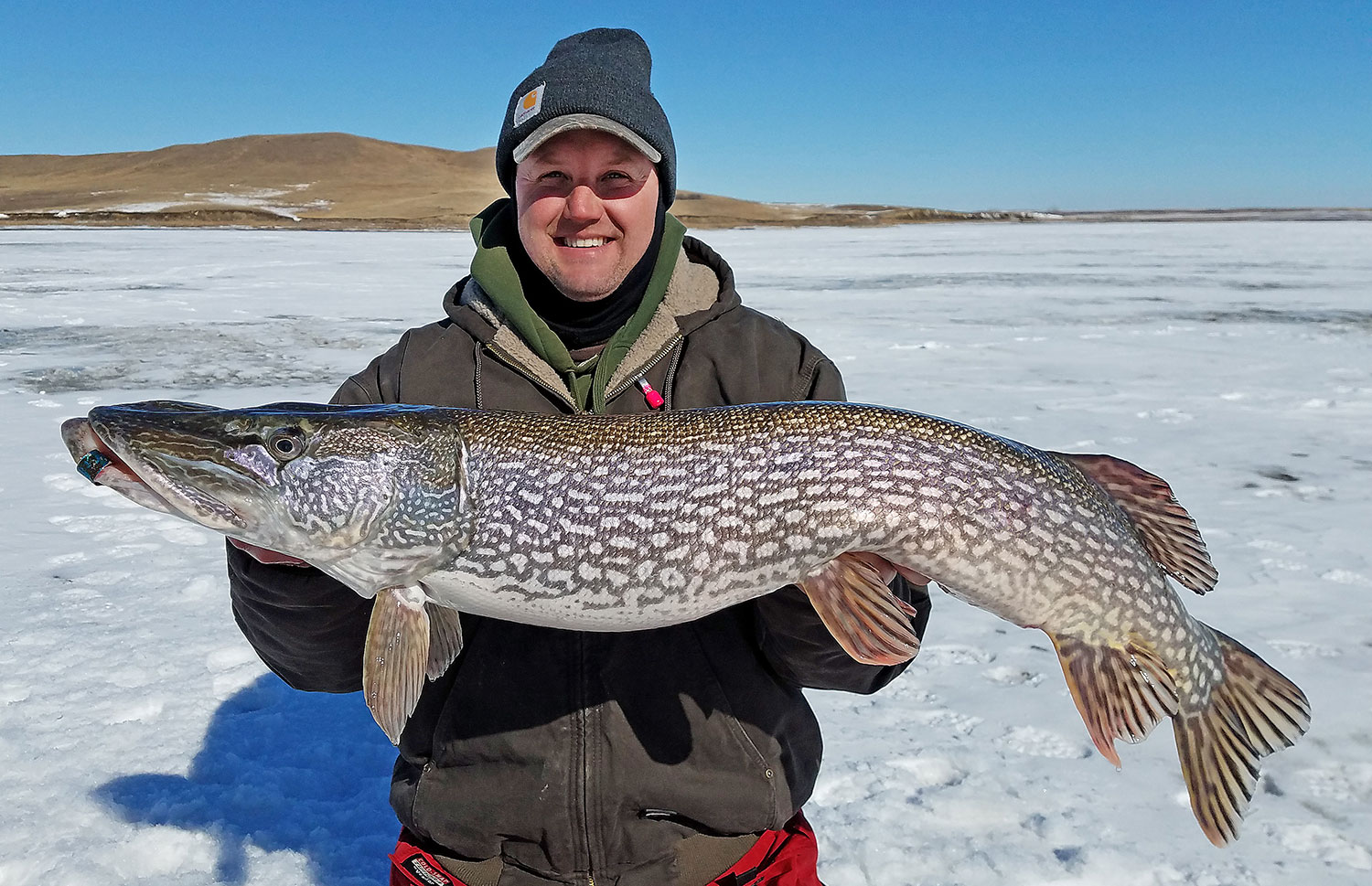 How to Get Into Winter Darkhouse Spearing for Northern Pike - Wide