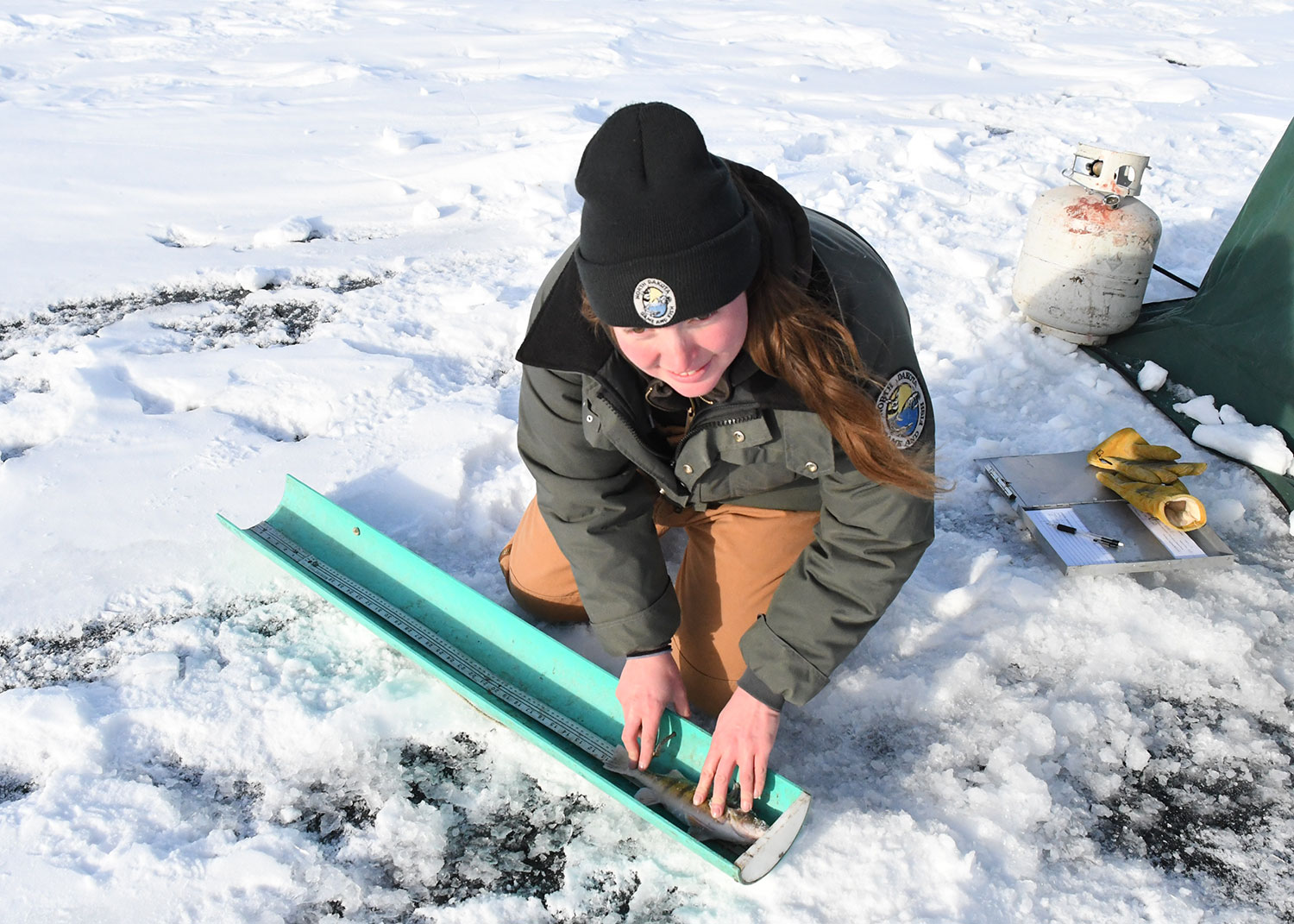 Catch of the day: One angler's exciting experience ice fishing in the  Panhandle Region