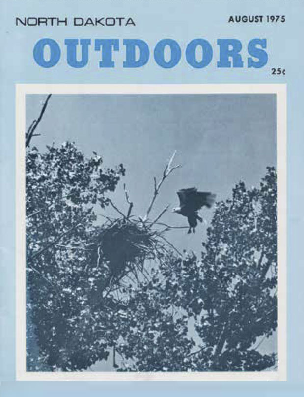 Cover of August 1975 North Dakota Outdoors magazine