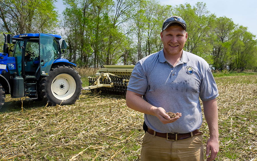 Seasonal planting seed on WMA