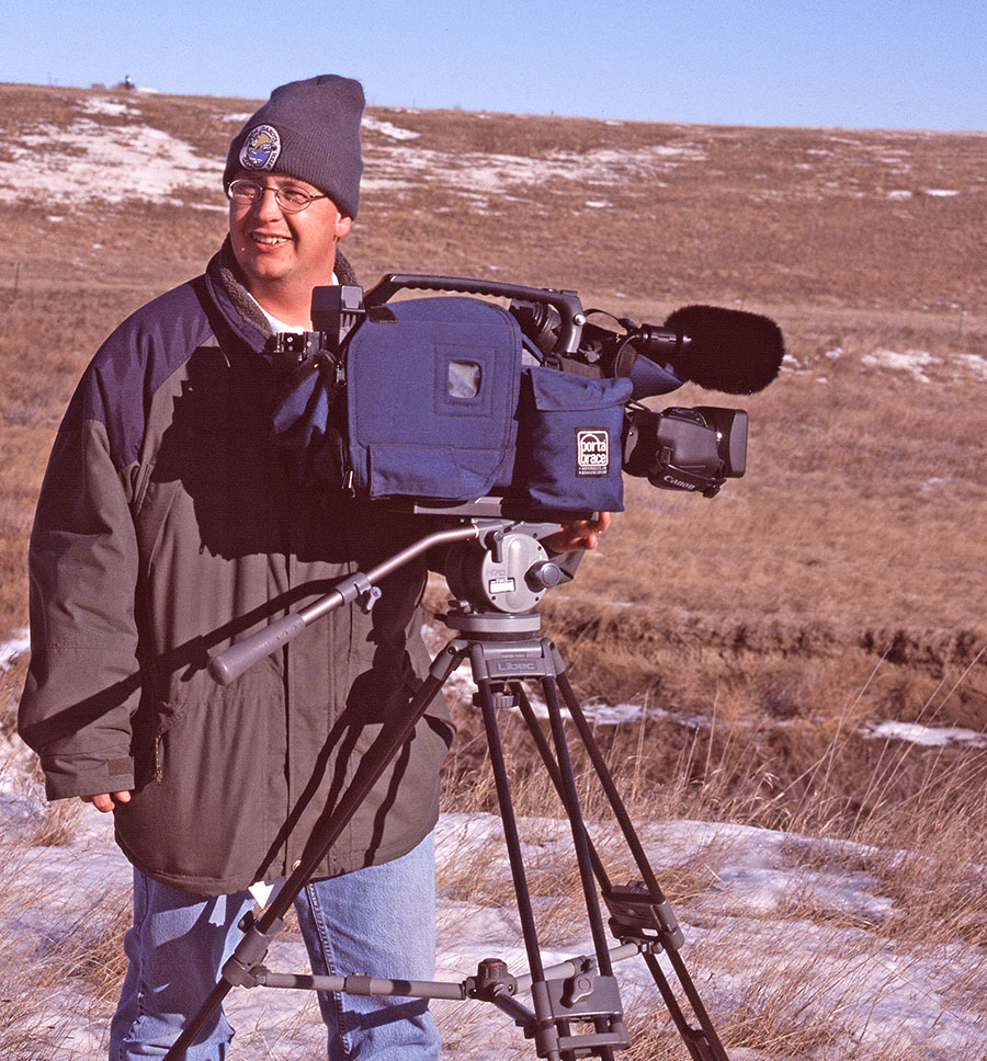 Mike Anderson with camera