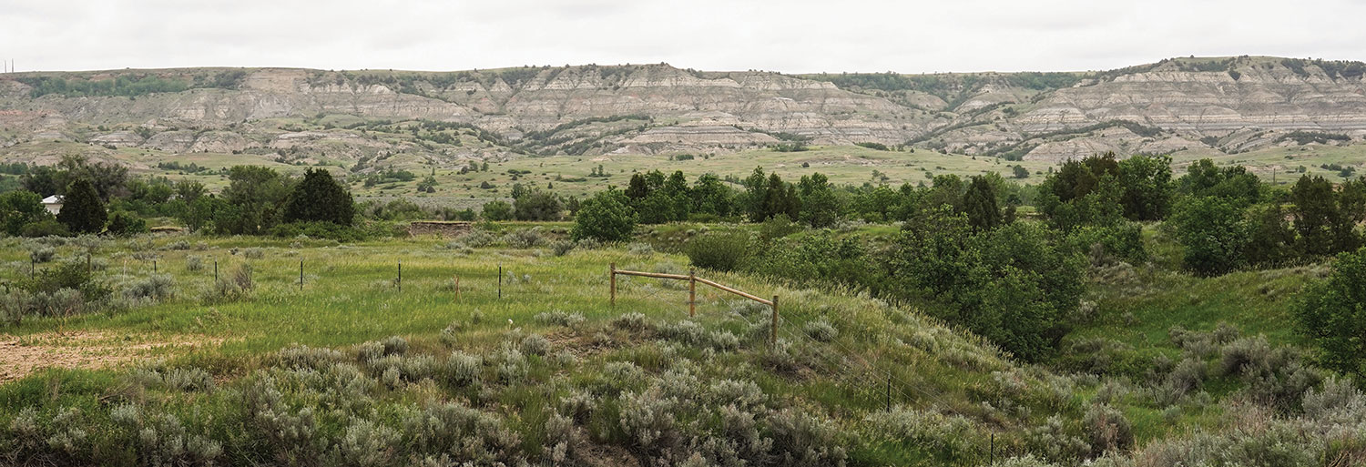 The view in the distance from U.S. Highway 85 near Long X Bridge. Quality bighorn sheep habitat is found on both sides of the highway.