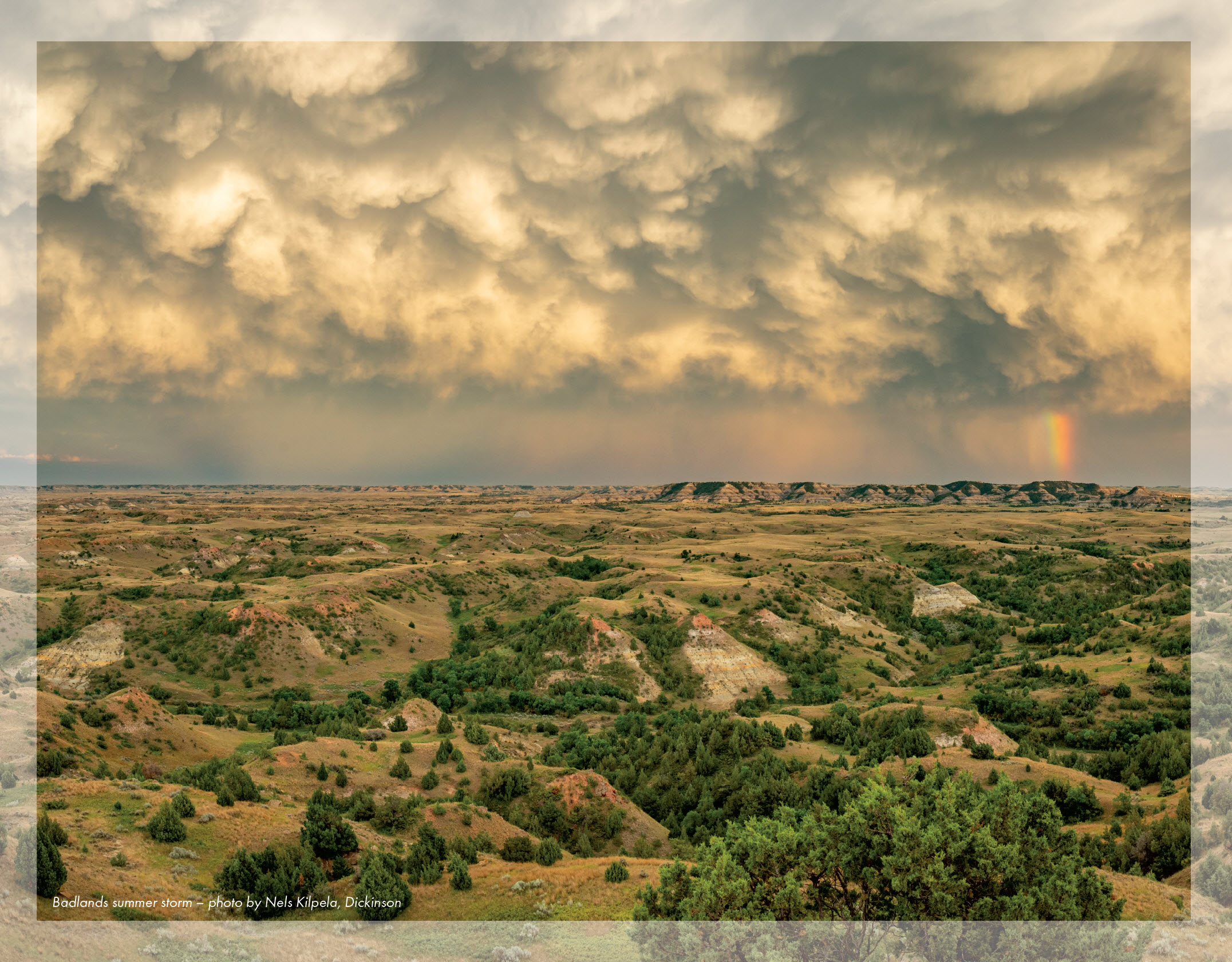 Badlands summer storm taken by Nels Kilpela