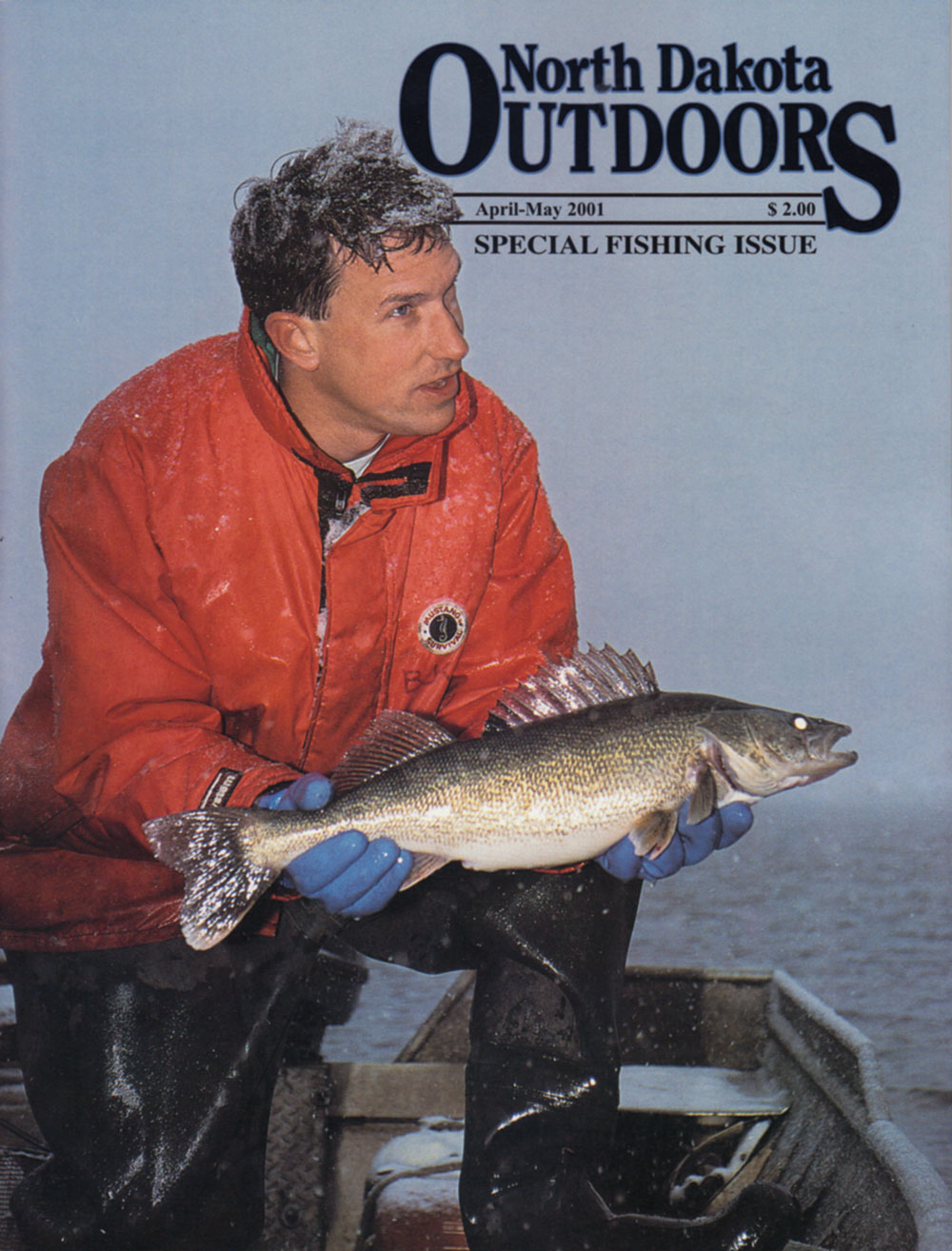 Cover of North Dakota Outdoors for the month of April/May 2001