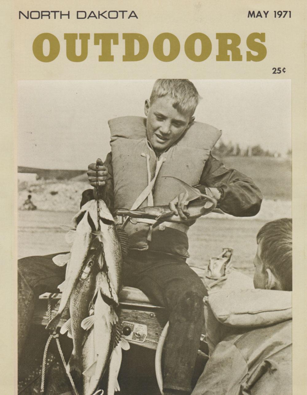 Cover of North Dakota Outdoors for the month of May 1971
