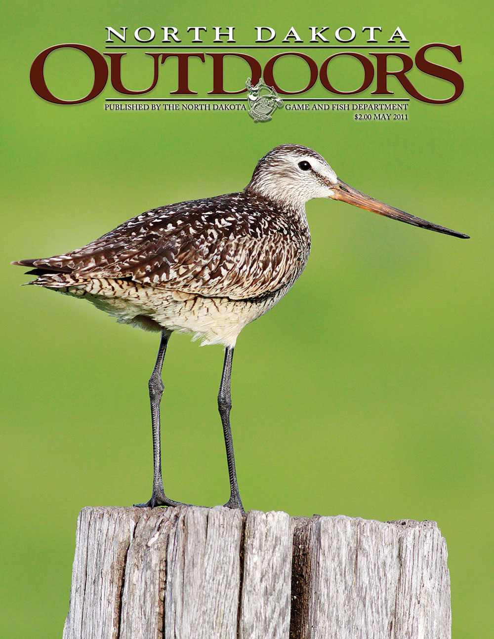 Cover of North Dakota Outdoors for the month of May 2011