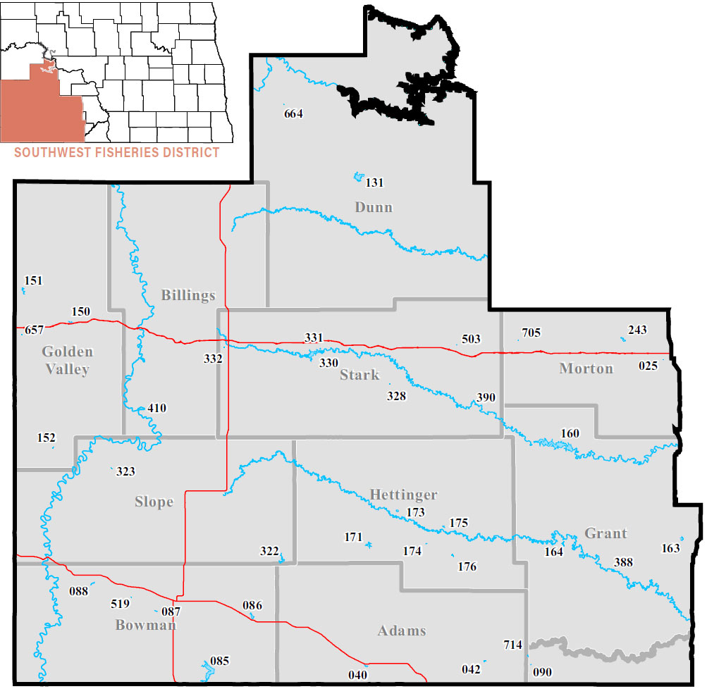 Southwest District Map