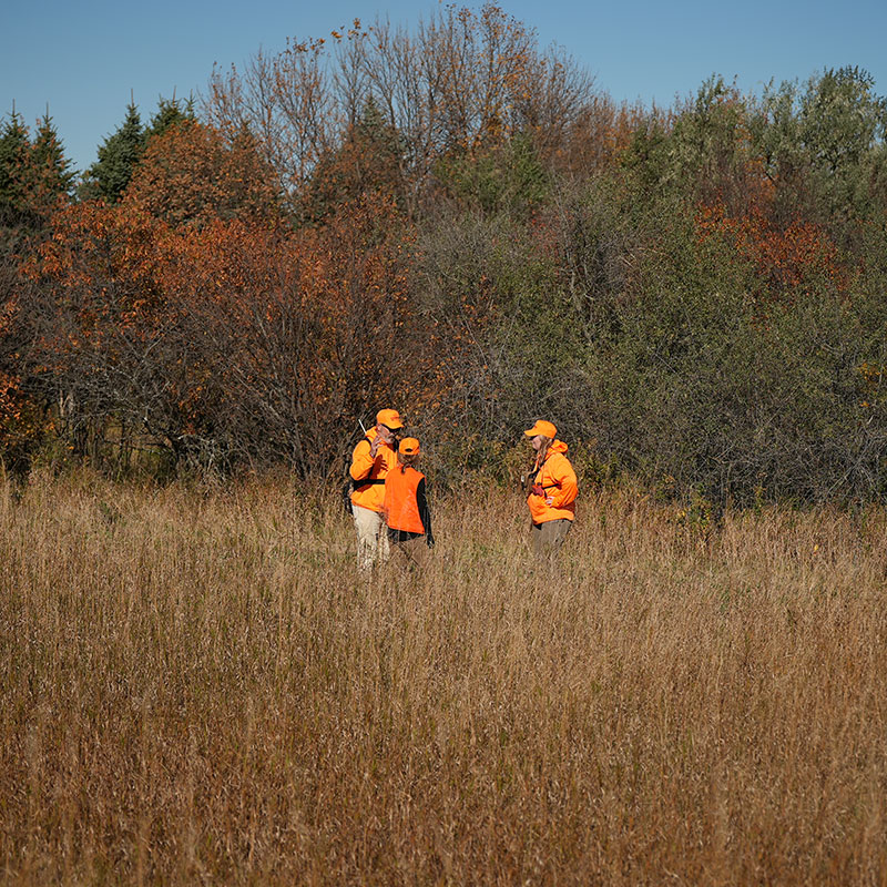 Hunters in the field