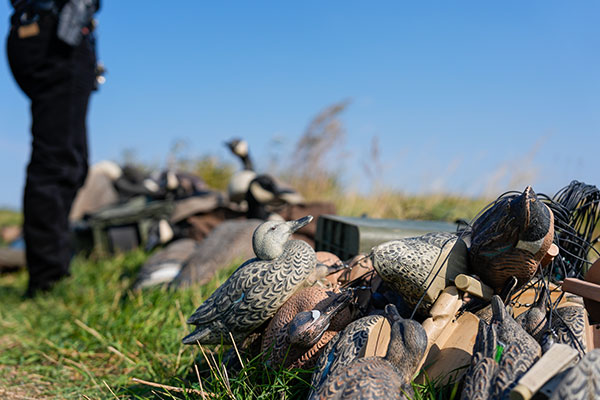 Waterfowl hunters