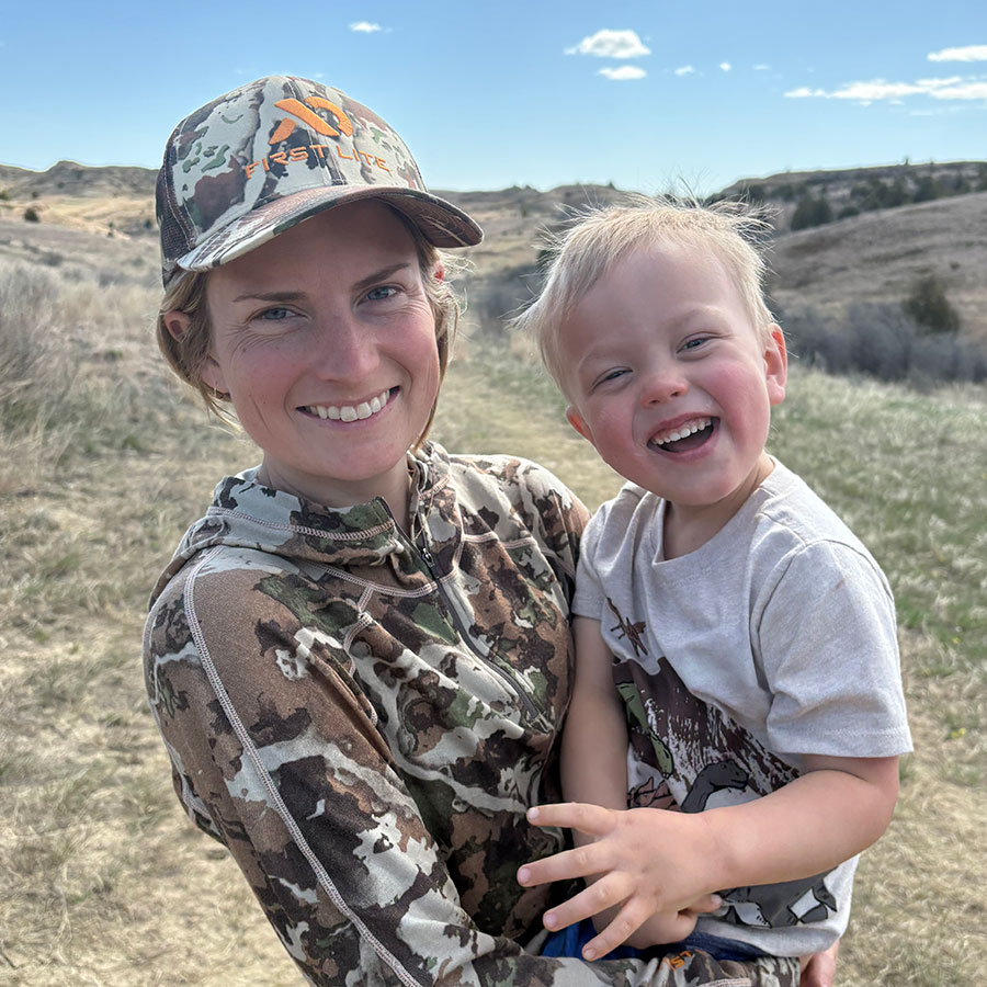 Cayla and son