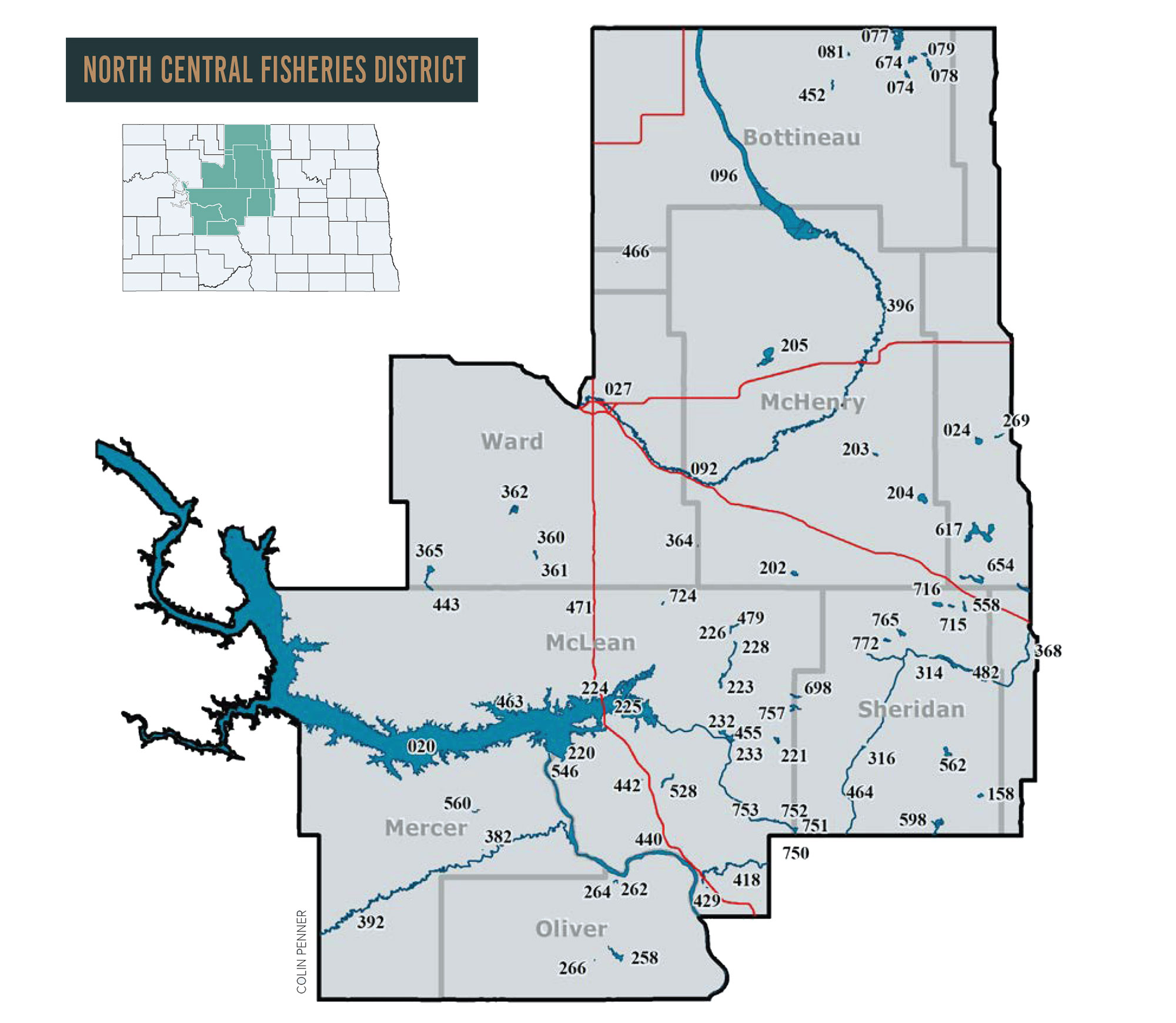 North Central District Map