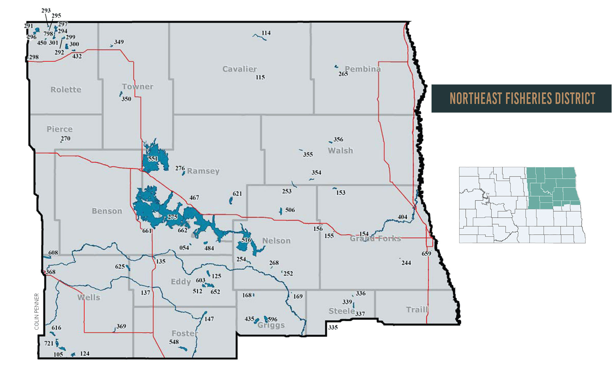 Northeast District Map