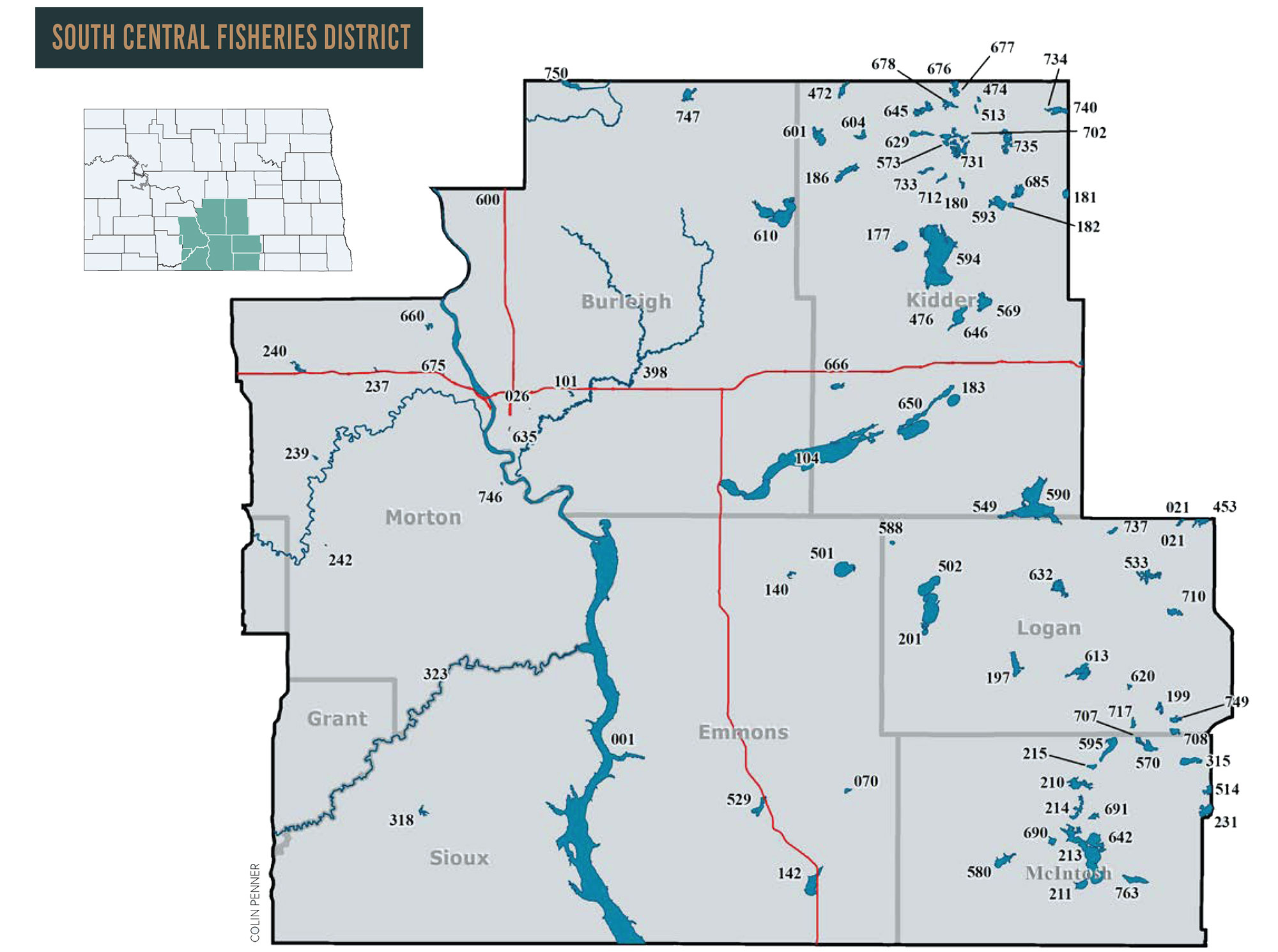 South Central District Map