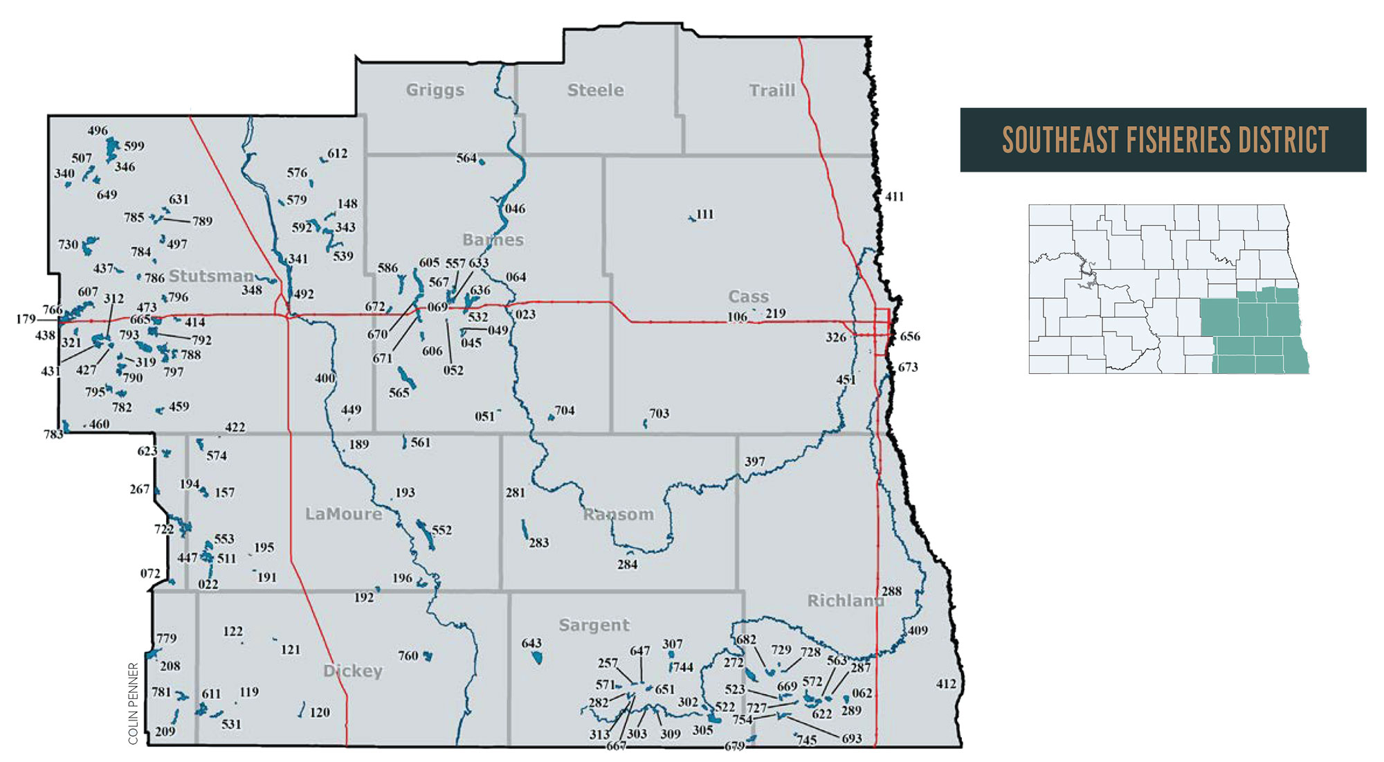 Southeast District Map