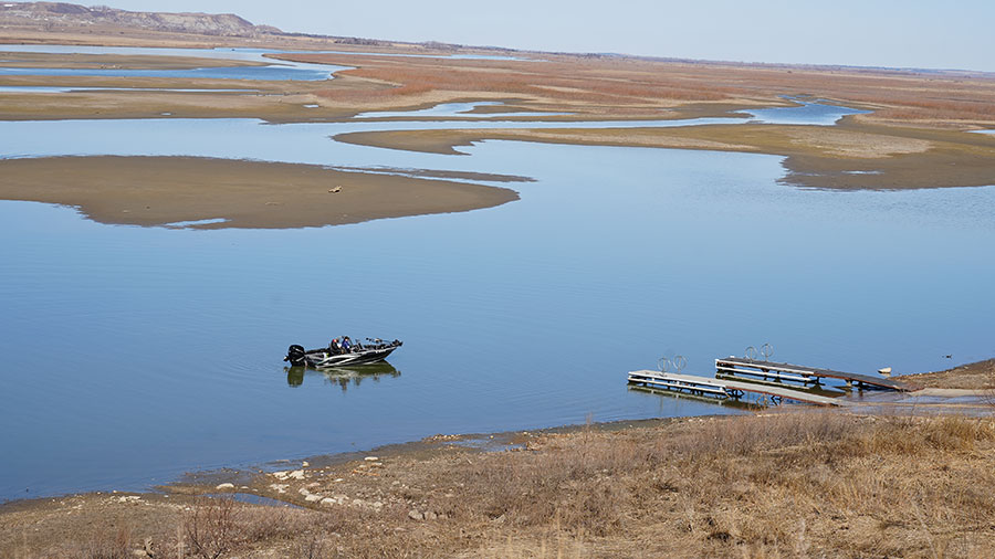 Boat in the water