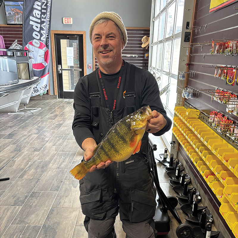 Hintz with record yellow perch