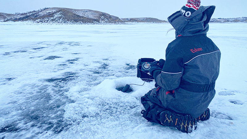 Ice fishing