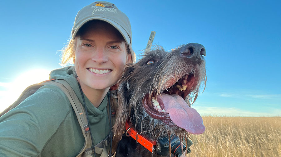 Cayla and Fin selfie