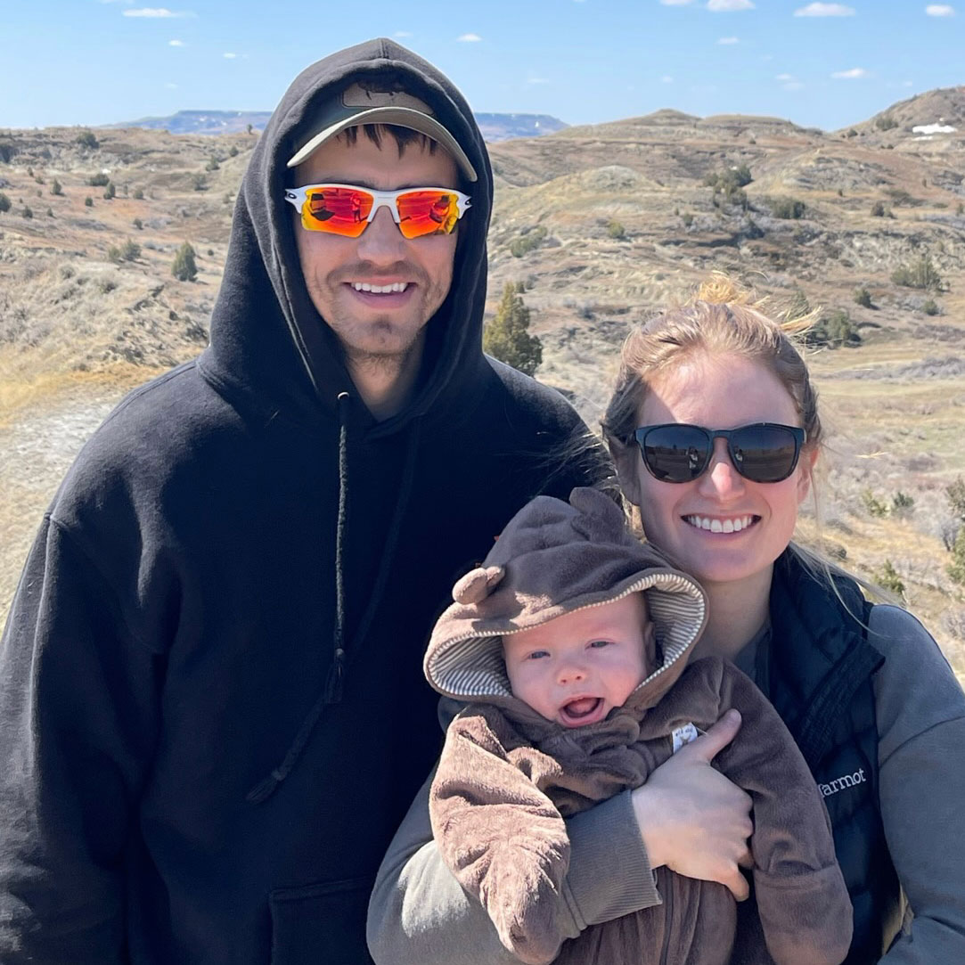 The family in the badlands