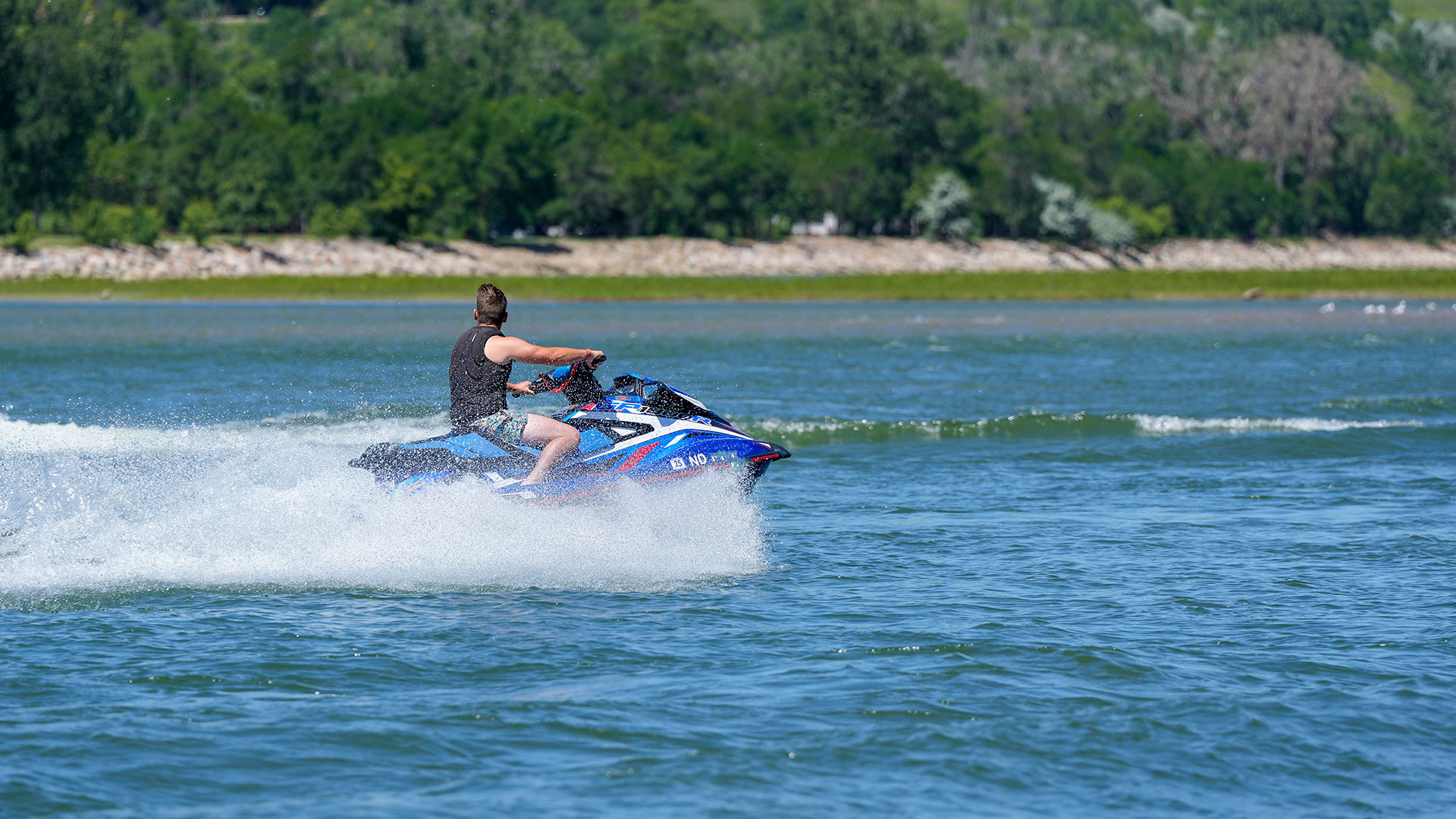 Person on a jetski
