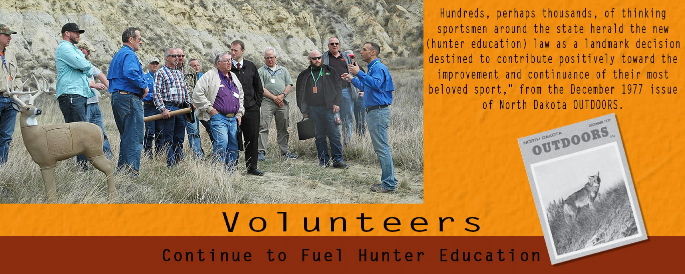 Hunter Education Volunteers at Instructor Class