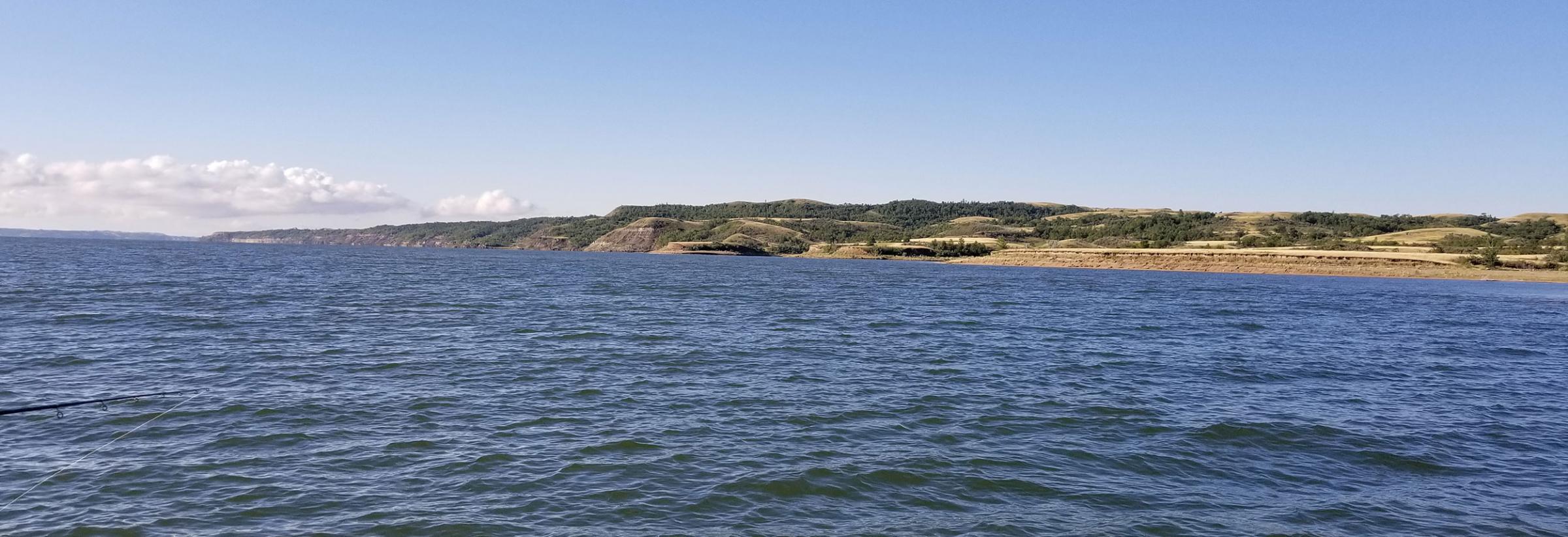 Lake and shoreline