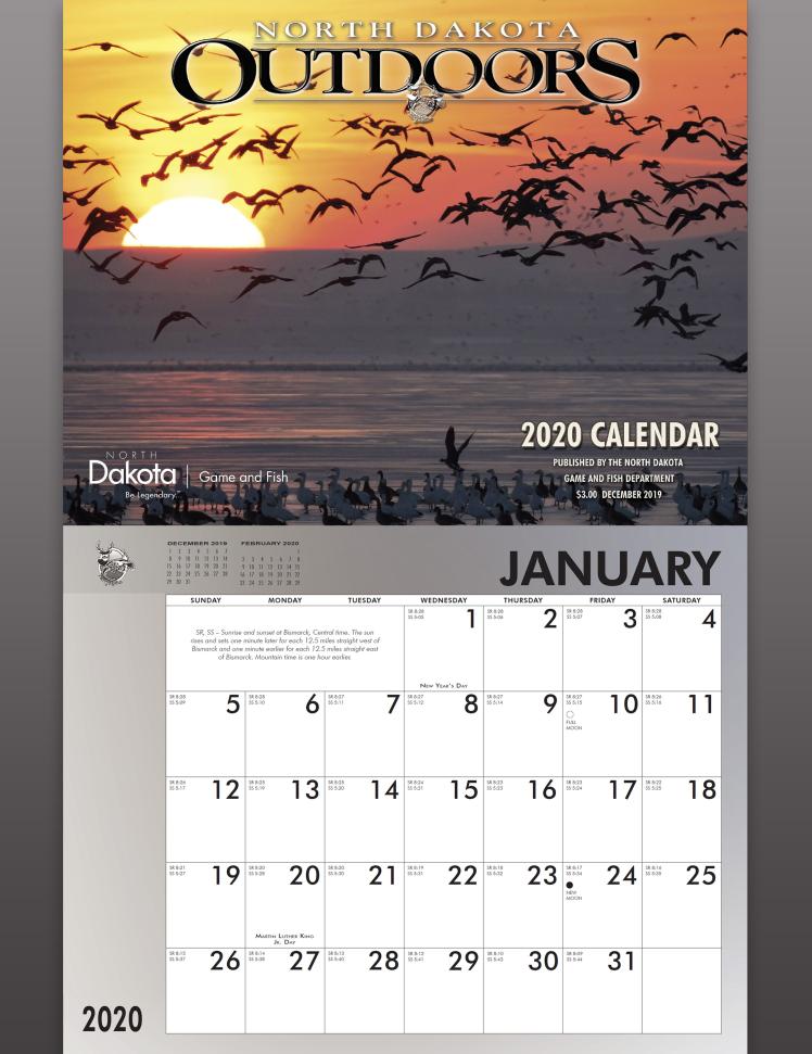 Cover of 2020 Calendar