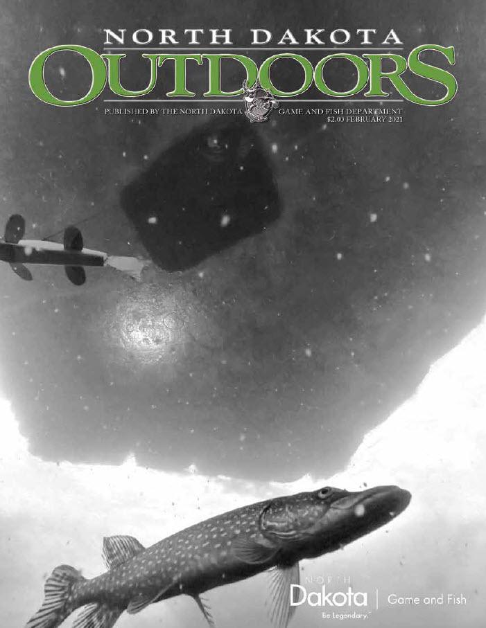 February 2021 North Dakota Outdoors Magazine Cover