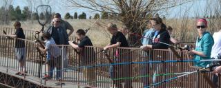 Youth fishing