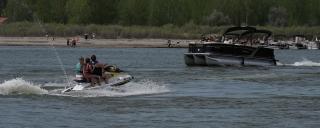 Boaters on the water